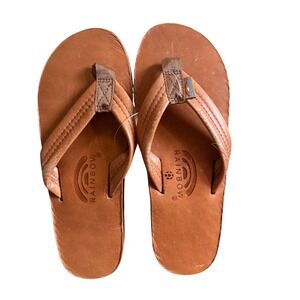 NWT Rainbow Sandals 302ALL Tahitian Tan
Men's Size 7 1/2- 8 1/2 Brown Small